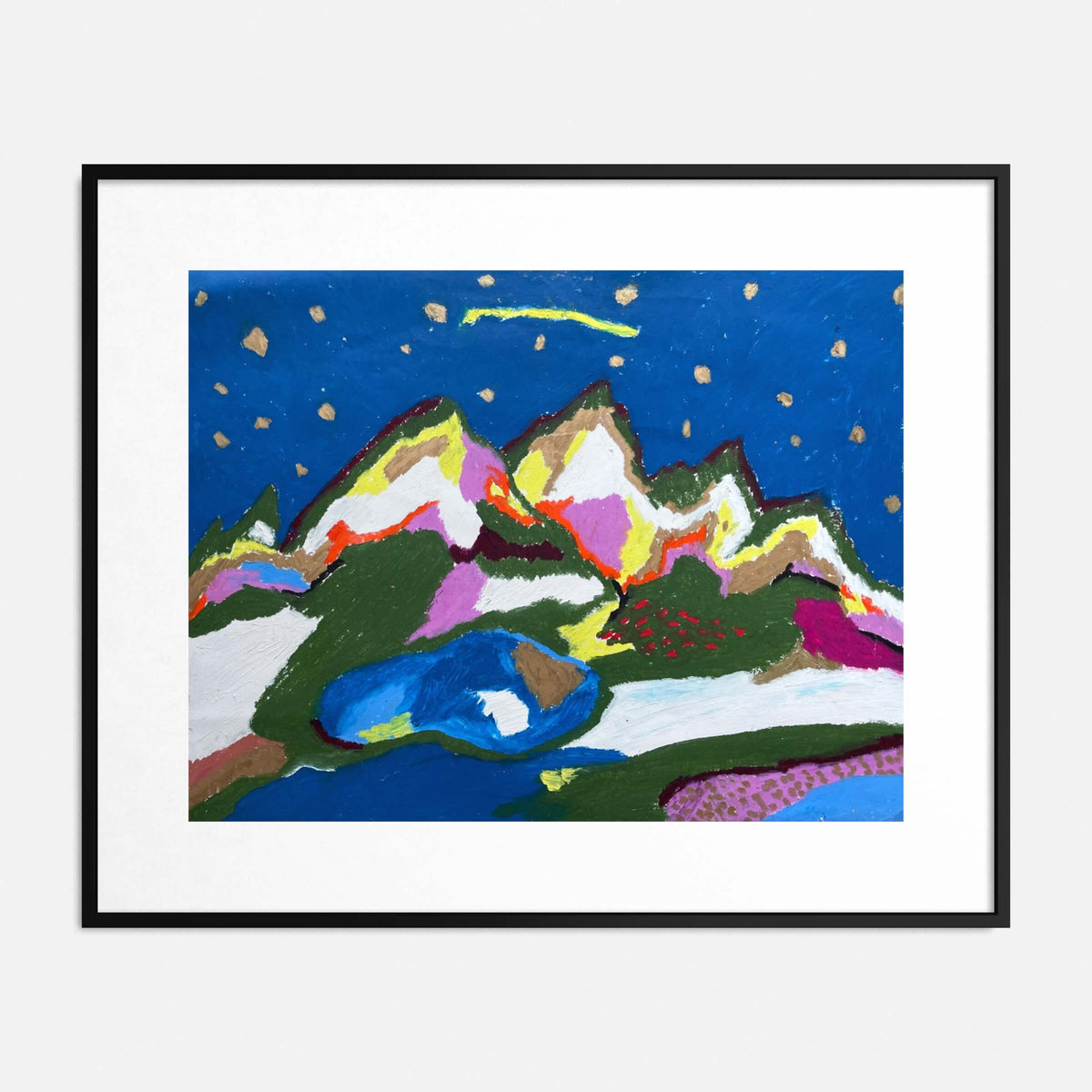 Montagnes au printemps